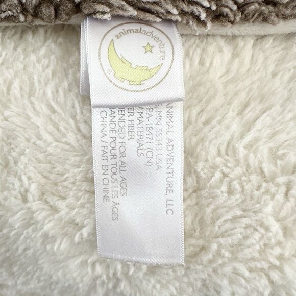 Animal Adventure Brown Frosted Teddy Bear Baby Security Blanket Lovey 2018 - Picture 4 of 6